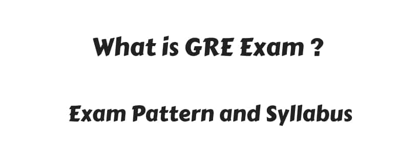 What is GRE Exam