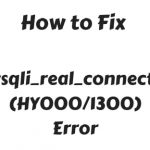 How to Fix Error mysqli_real_connect(): (HY000/1300)