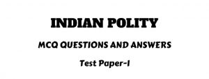 Indian Polity and constitution