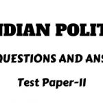 Indian Polity Questions