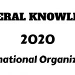 list International Organization 2020
