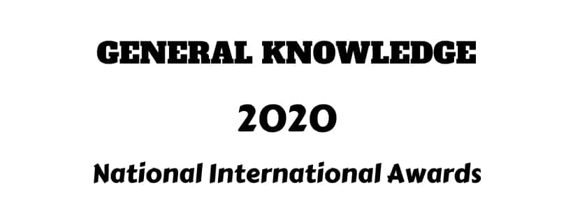 National International awards 2020
