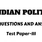 Indian Constitution MCQ Questions