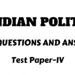 India Constitution Practice Test Papers 2020-21