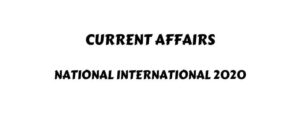 Current affairs for SSC CGL