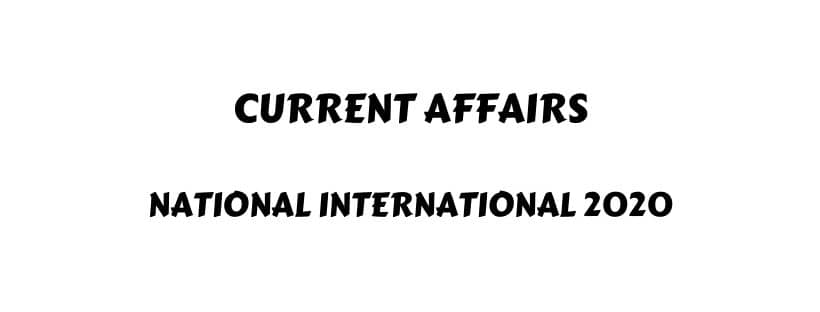 Current affairs for SSC CGL
