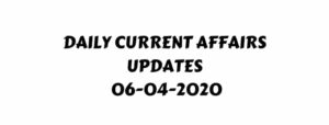 Current Affairs News in English