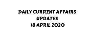 Current affairs April pdf download