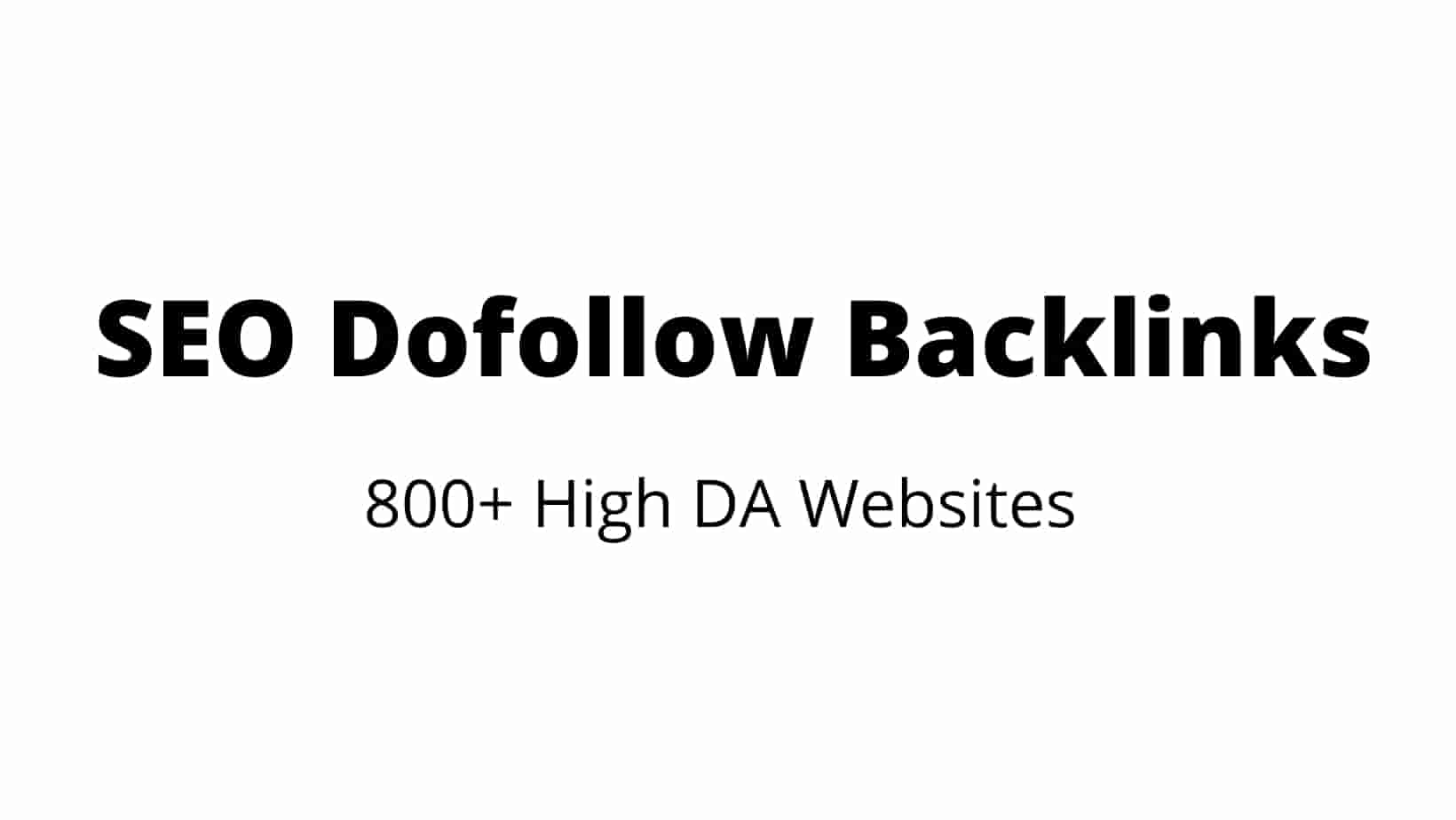 Dofollow Backlinks free