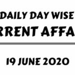 19 june current affairs