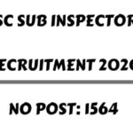 SSC SI Delhi Police CAPFs Recruitment 2020