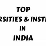 Top Universities colleges and Institutes in India Ranking
