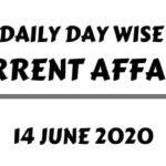 current affairs 14 June 2020