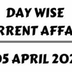 Online Current Affairs 5 April 2021