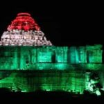 monuments illuminated in Tri color