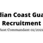 Indian Coast Guard Recruitment