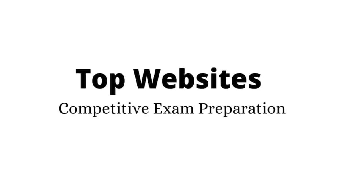 Top Websites for Competitive Exam Preparation