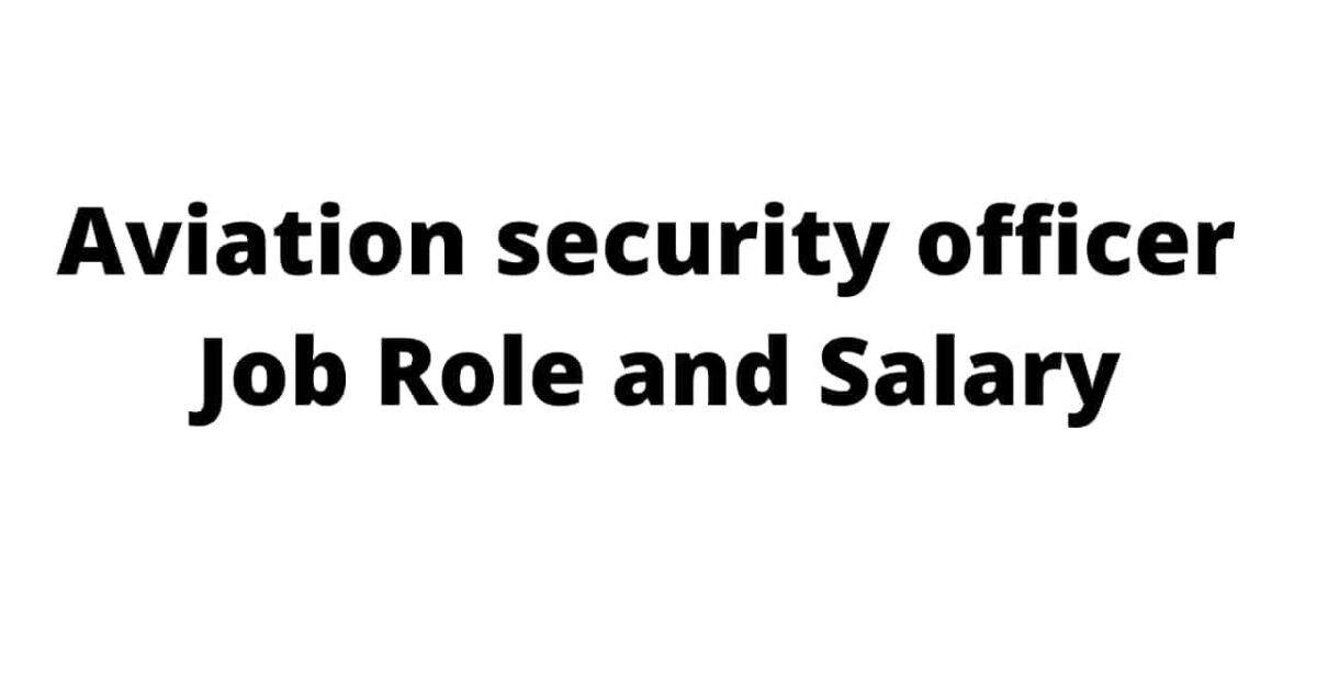 Aviation Security Officer Salary Nz Aviation Security Officer Salary Nz