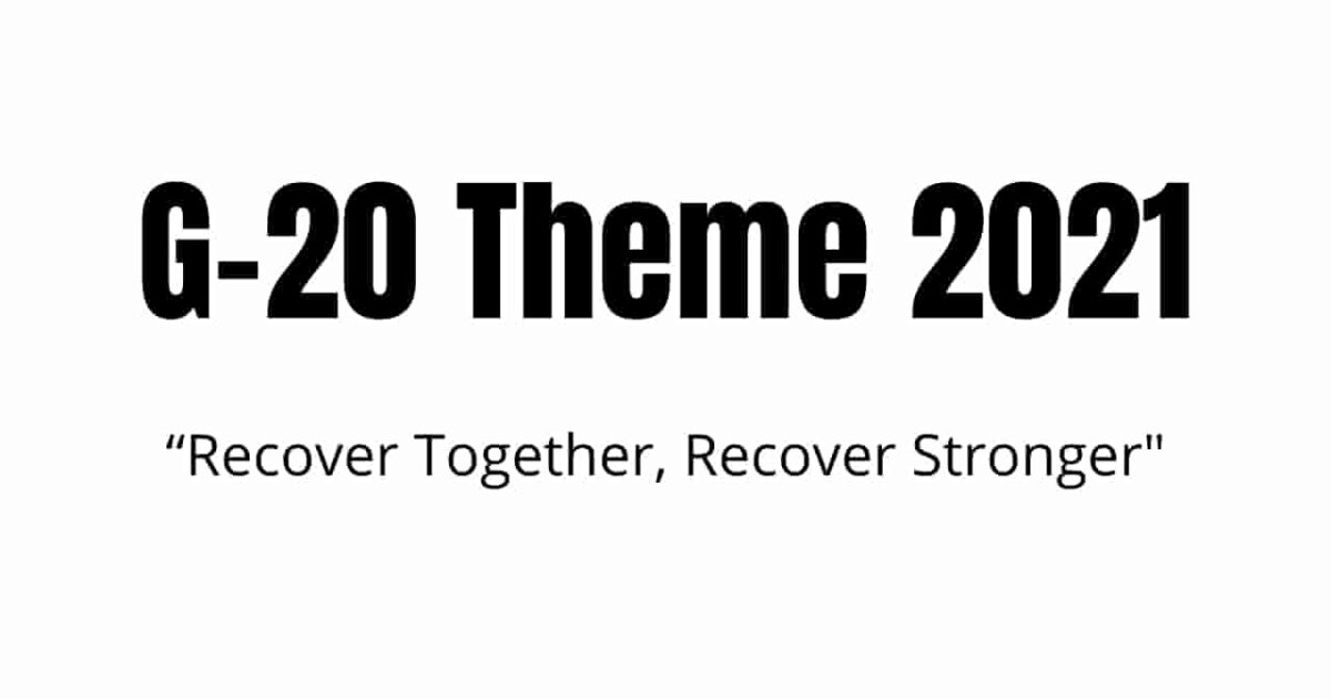 g20 theme 2021