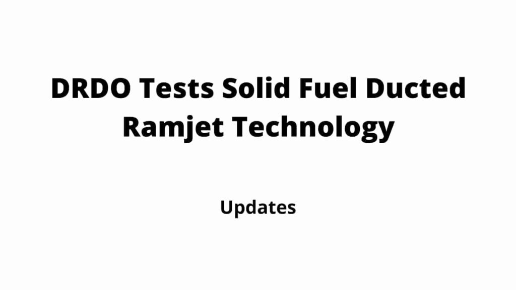 DRDO Tests SFDR