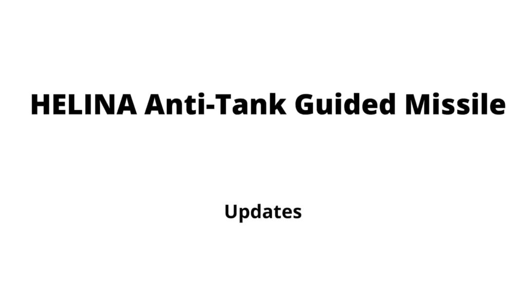 HELINA Anti-Tank Guided Missile