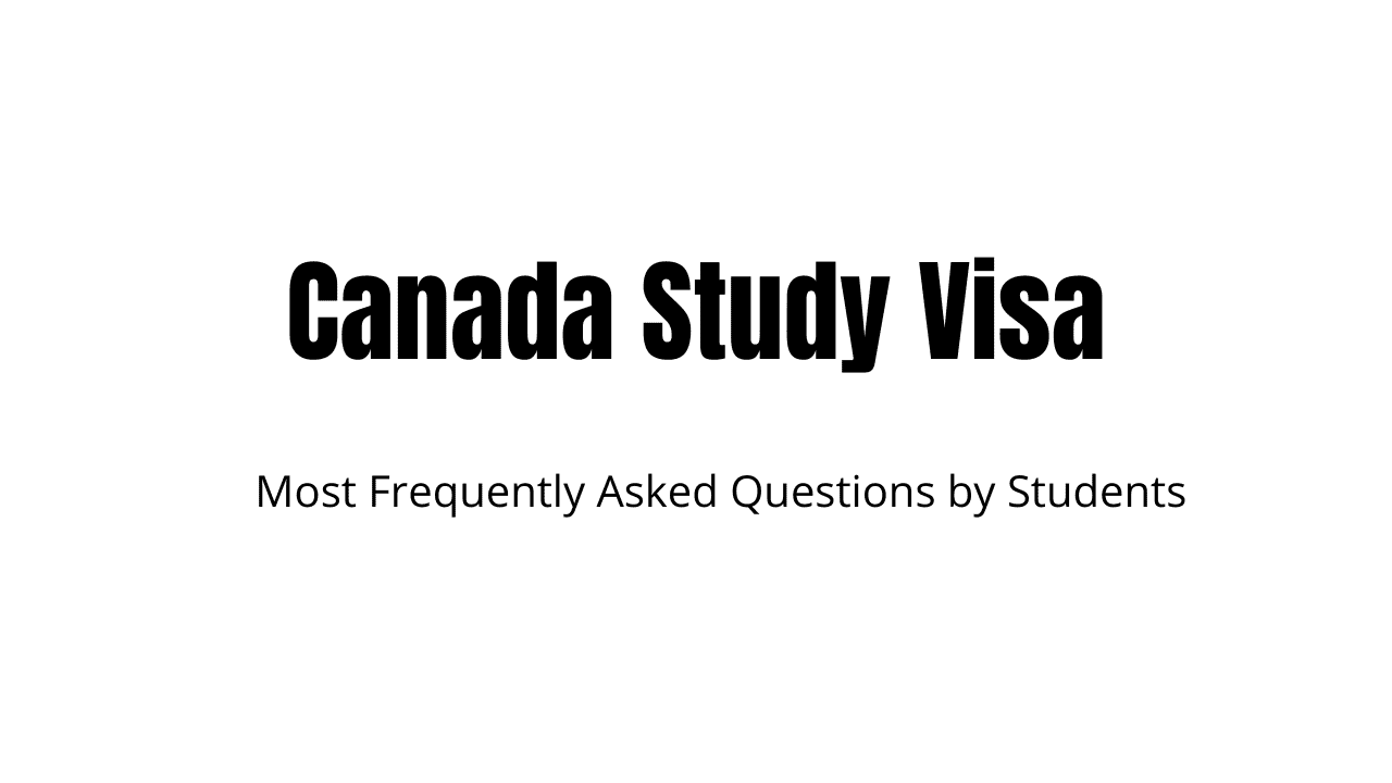 How to apply Canada Study Visa