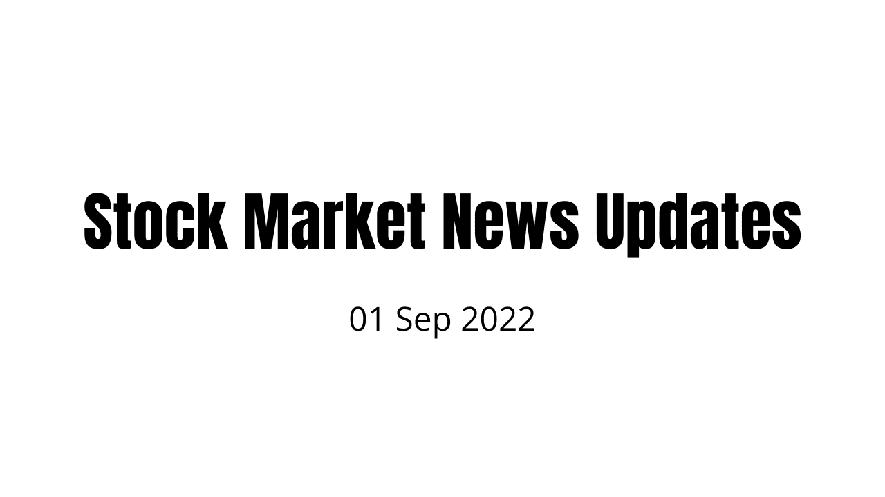 stock market news updates