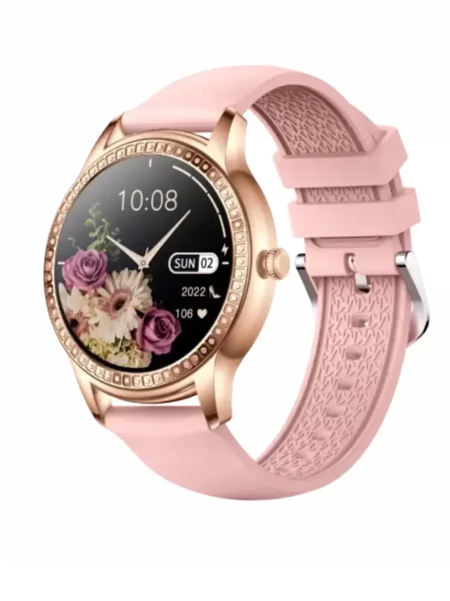 HapiPola Floral Women’s Smartwatch | Period, Ovulation, Pregnancy Tracking