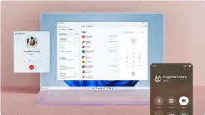 Microsoft Phone Link for iOS on Windows 11