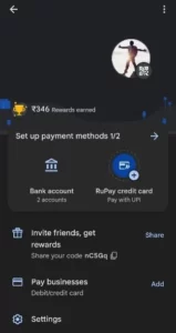 UPI Registration with Aadhaar