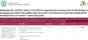 Contract Posts in HMFW Ananthapuramu
