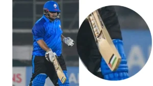 Azam Khan fined for displaying Palestine flag on his bat during National T20 tournament in Karachi