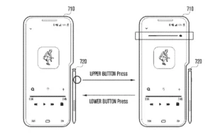 Samsung foldable phones S Pen slot patent