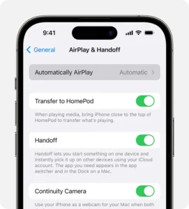 iPhone as AirPlay Receiver