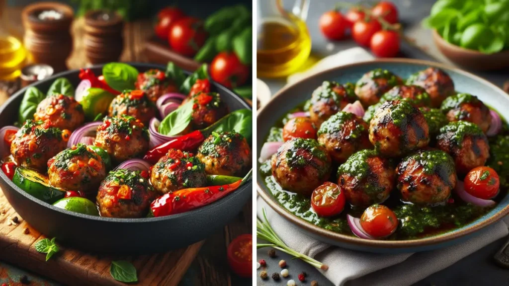 Chimichurri Meatballs: A Zesty Recipe