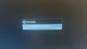 How to fix HDMI signal on Dell monitor
