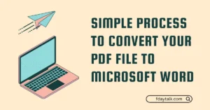 PDF to Word OCR tool