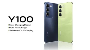 Vivo Y100 4G: Colour-Changing Design and 80W Fast Charge