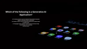 Which of the following is a Generative AI Application?