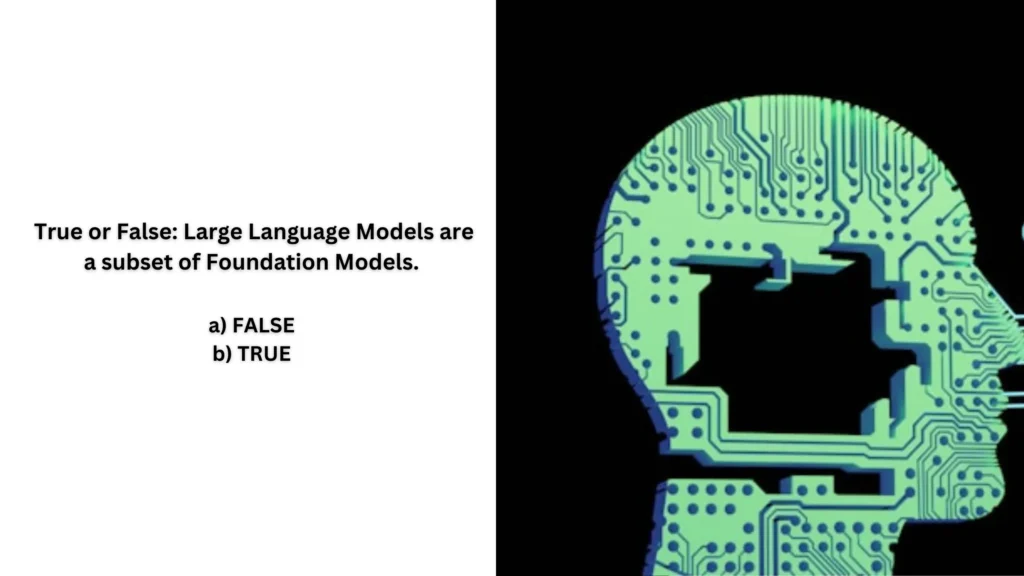 Large Language Models are a subset of Foundation Models