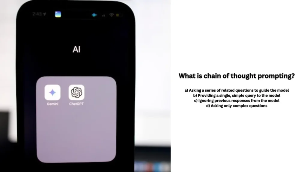 What is chain of thought prompting?