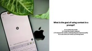 What is the goal of using context in a prompt?