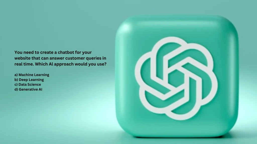 You need to create a chatbot for your website that can answer customer queries in real time