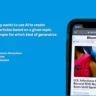 A news agency wants to use Al to create unique news articles based on a given topic