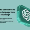 Choose the Generative Al models for language from the following