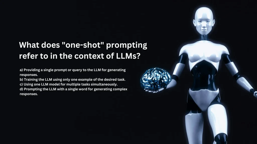 What does one-shot prompting refer to in the context of LLMs