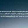 A customer service manager wants to use generative Al to analyze emails sent to a help desk inbox