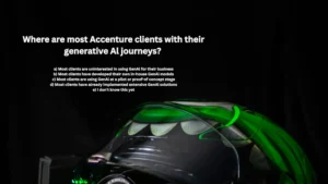 Where are most Accenture clients with their generative Al journeys?