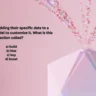 A company is adding their specific data to a generative Al model to customize it. What is this action called?