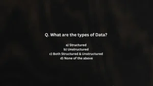 What are the types of Data?